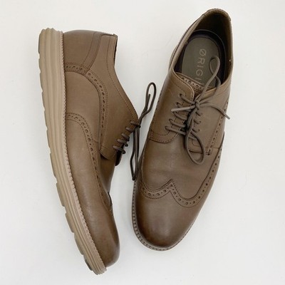 Cole Haan Grand Atlantic Wingtip Brogue Oxford Mens 12M Brown C37963