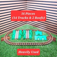 (Vintage) Lincoln Logs Train Track Pieces Onl...