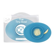 1 PCS Blue Tiny Bowl 6 Months 100 Silicone Suction Placemat Infants