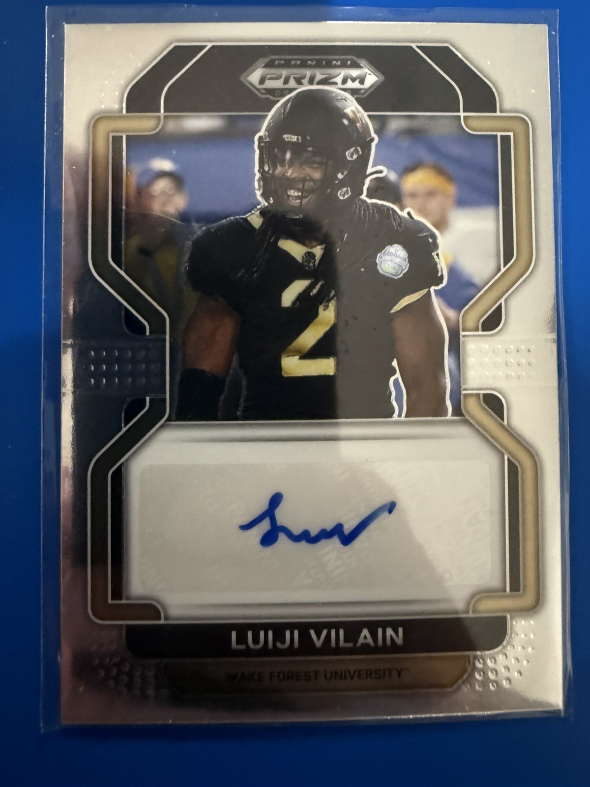 Luiji Vilain 2023 Prizm Draft 2022 Auto RA-LVI Wake Forest
