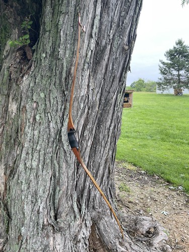 Custom Roy Hall Navajo “Apache” Longbow-RH 46#@28” 60” Stunning Bow In Exc Cond