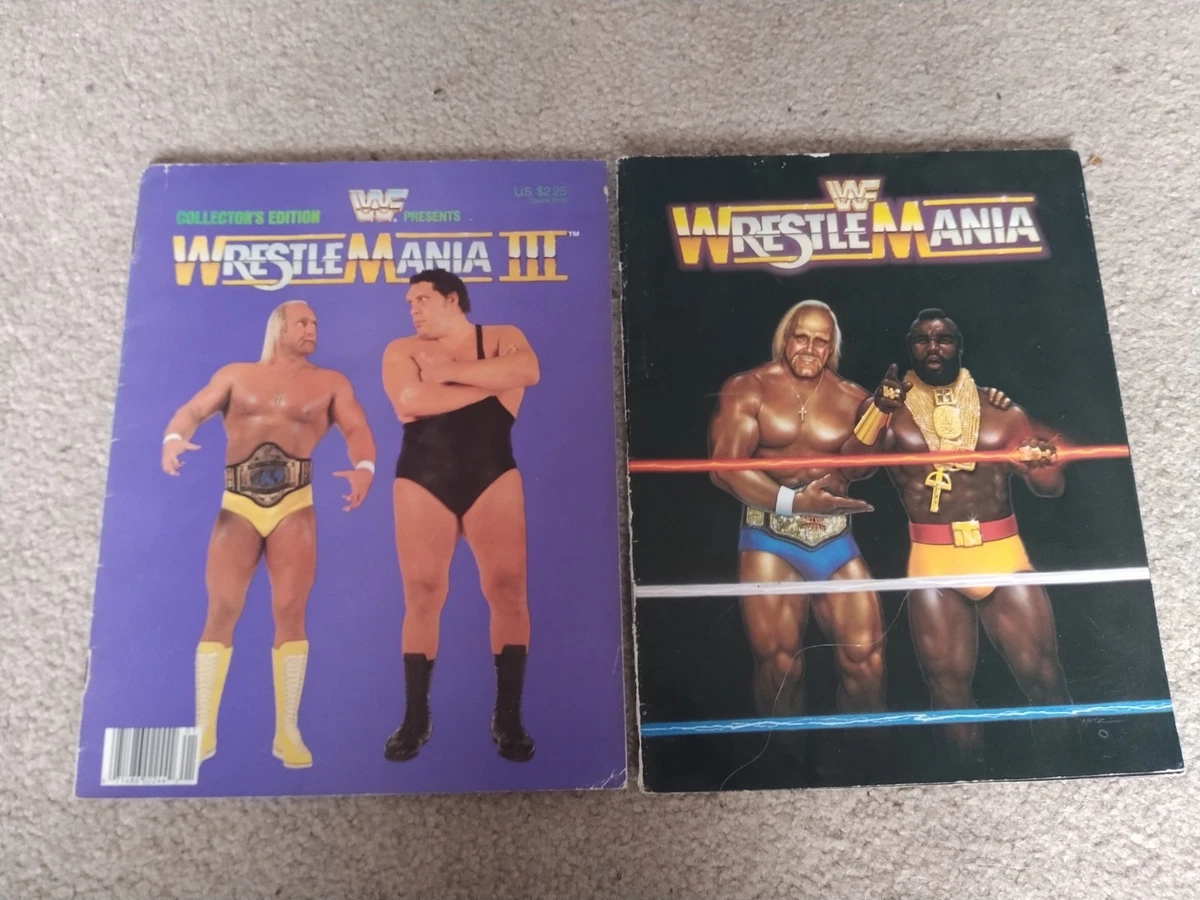Wrestlemania Program for sale | eBay