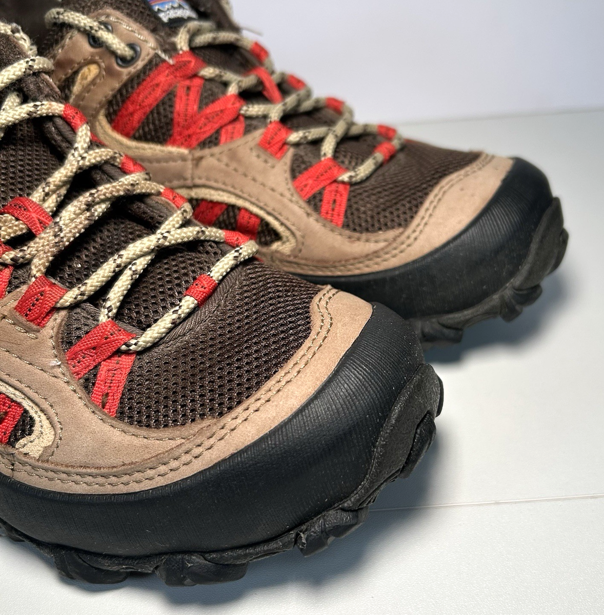 Patagonia Drifter Womens Size 6.5 Brown/Red Hiking Shoes Boots