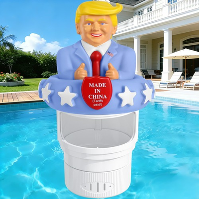 #ad Novelty Pool Chlorine Floater 3 Inch White Floating Chemical Dispenser $21.99