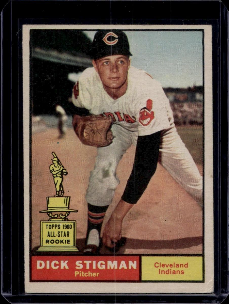 1961 Topps Set Break #77 Dick Stigman, Ex | eBay