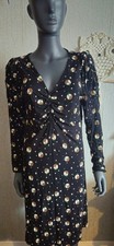 Next Jersey Dress Women's Christmas Pudding Print Size 14