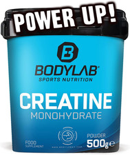 Bodylab24 Creatine Powder 500G, Reines Creatin Monohydrat Pulver, 100 Portionen,