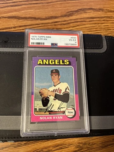 1975 Topps Mini Nolan Ryan PSA 4 Angels