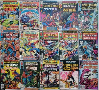 Marvel Team-Up Bronze Lot (15) #54-98* NM/VF, VF- Many 1st Apps 1977 High Grade