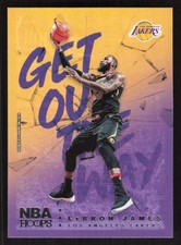 2018 HOOPS LEBRON JAMES GOW-3 MINT GET OUT THE WAY BASKETBALL LOS ANGELES LAKERS