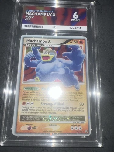 Machamp LV.X 98/100 ACE graded card