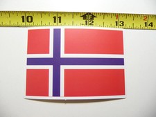NORWAY FLAG SMALL STICKER DECAL COUNTRY PRIDE NATION GOVERNMENT FUNNY