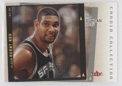 2003-04 Fleer Avant Candid Collection 47/199 Tim Duncan #10CC HOF 7y2