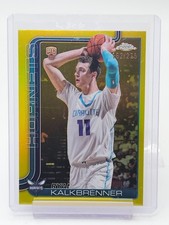 RYAN KALKBRENNER 2025-26 TOPPS CHROME YELLOW REFRACTOR ROOKIE /275 #284 Q3524