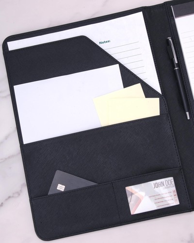 WORLD TRAVELER Padded Padfolio with Ruled Writing Pad Portfolio ...