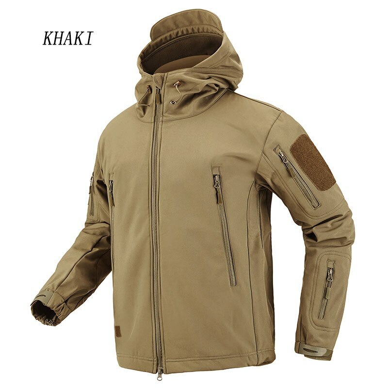 UK ESDY Shark Skin Soft Shell Men's Outdoors Military Tactical Coat ...