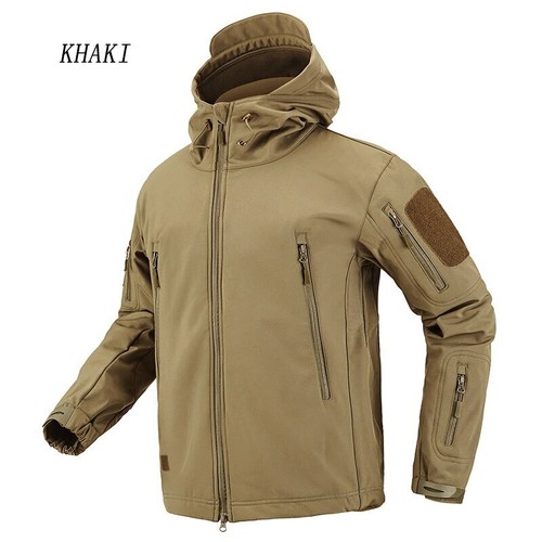 Lurker Shark Skin Softshell Mens Tactical Jacket Camouflage Waterproof Hood Coat - Picture 17 of 30