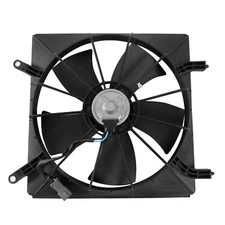 Left Radiator & AC Condenser Cooling Fan Assembly For 2002-2006 Honda CR-V CRV