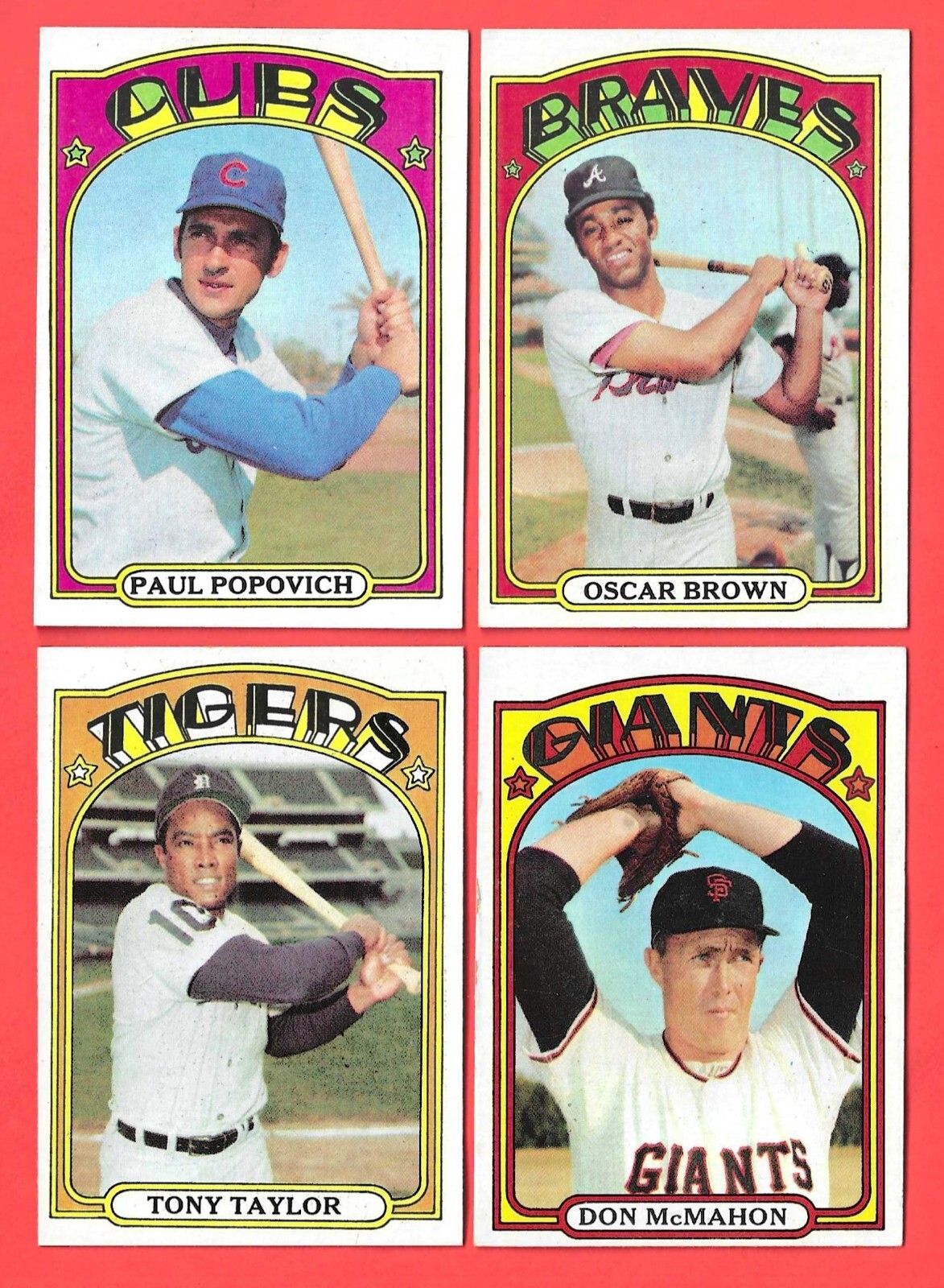 1972 Topps baseball mid-range set break 404-601 - You Pick 'Em - Picture 211 of 424