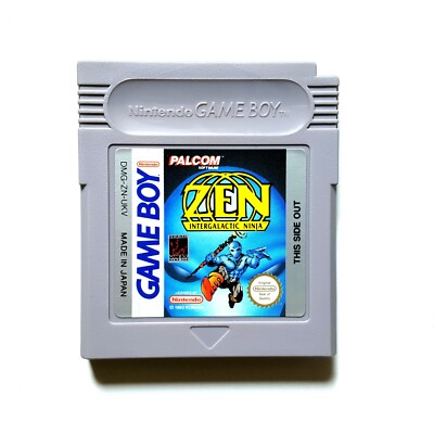Zen Intergalactic Ninja UKV Nintendo GameBoy Classic Spiel Game Boy