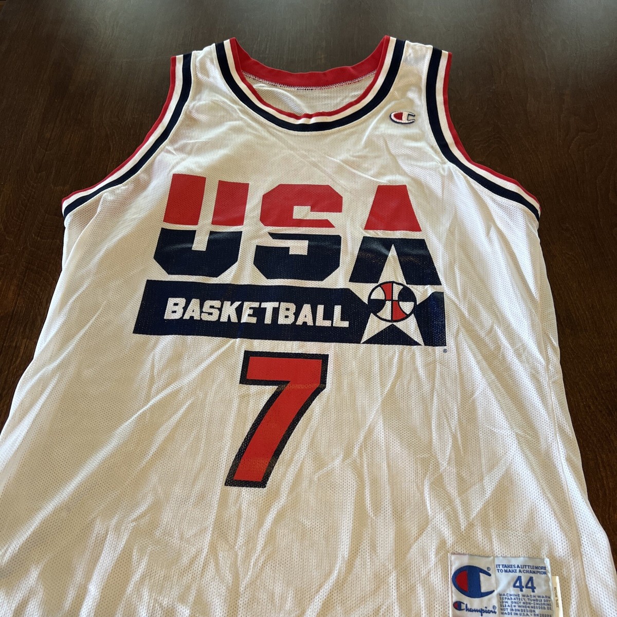 Champion - DREAMTEAM ペニー・ハーダウェイ NBA ドリームチーム ユニフォーム USAドリームチーム HARDAWAY #6 NBA DREAMTEAM アンファニー
