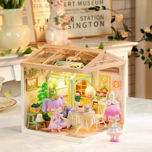 Rolife Blooming Tea Garden DIY Miniature Wooden House Decoration for Adults Gift - Picture 3 of 5