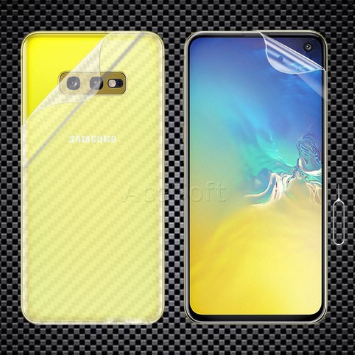 High Definition Front Soft & Back Screen Protector for Samsung Galaxy S10e G970U - 第 1/1 張圖片