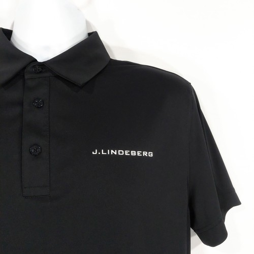 Raro! Polo J. Lindeberg 'AW 2019' Harry Slim Fit, Golf Tech Nera. Taglia L. - Foto 7 di 8