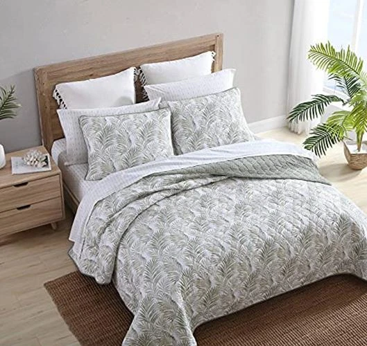 Tommy Bahama - Juego de Edredón Queen, Algodón Reversible Tallas Surtidas, Colores Foto 3 de 4