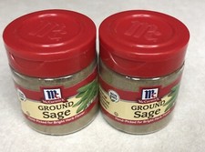 2 McCormick Ground Sage, Non GMO .6 Oz Expires 2025