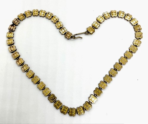 Antique Victorian Gold Filled Link Necklace 14.1/4 x 0.1/4”12.05 g - Bild 1 von 10