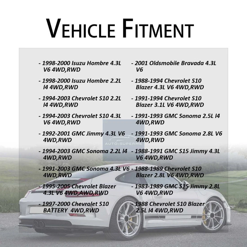 Braço de controle completo dianteiro externo e inferior 4 peças para GMC Jimmy 1992-2001 4WD RWD - Imagem 2 de 4