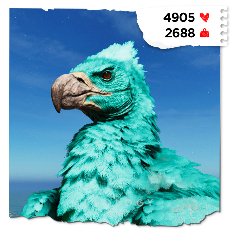 ARK Survival Ascended PVE Argy Argentavis 2688 WG Cyan Top