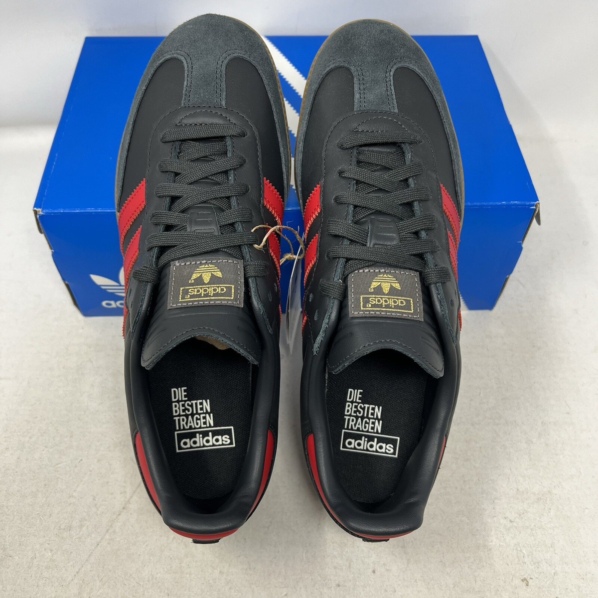 Adidas Originals Samba OG Carbon Better Scarlet Gum Men's Shoes