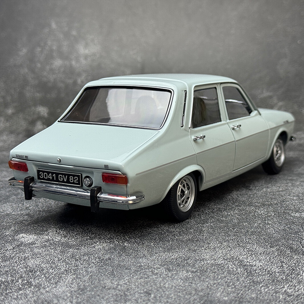 Norev 1/18 Scale Renault 12 TS White Diecast Car Model Toy