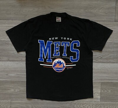 デッド 2000年 Majestic MLB NY METS Tシャツ L 黒 s-l400.jpg