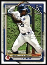 2024 Bowman Tony Ruiz #BP-80 Kansas City Royals