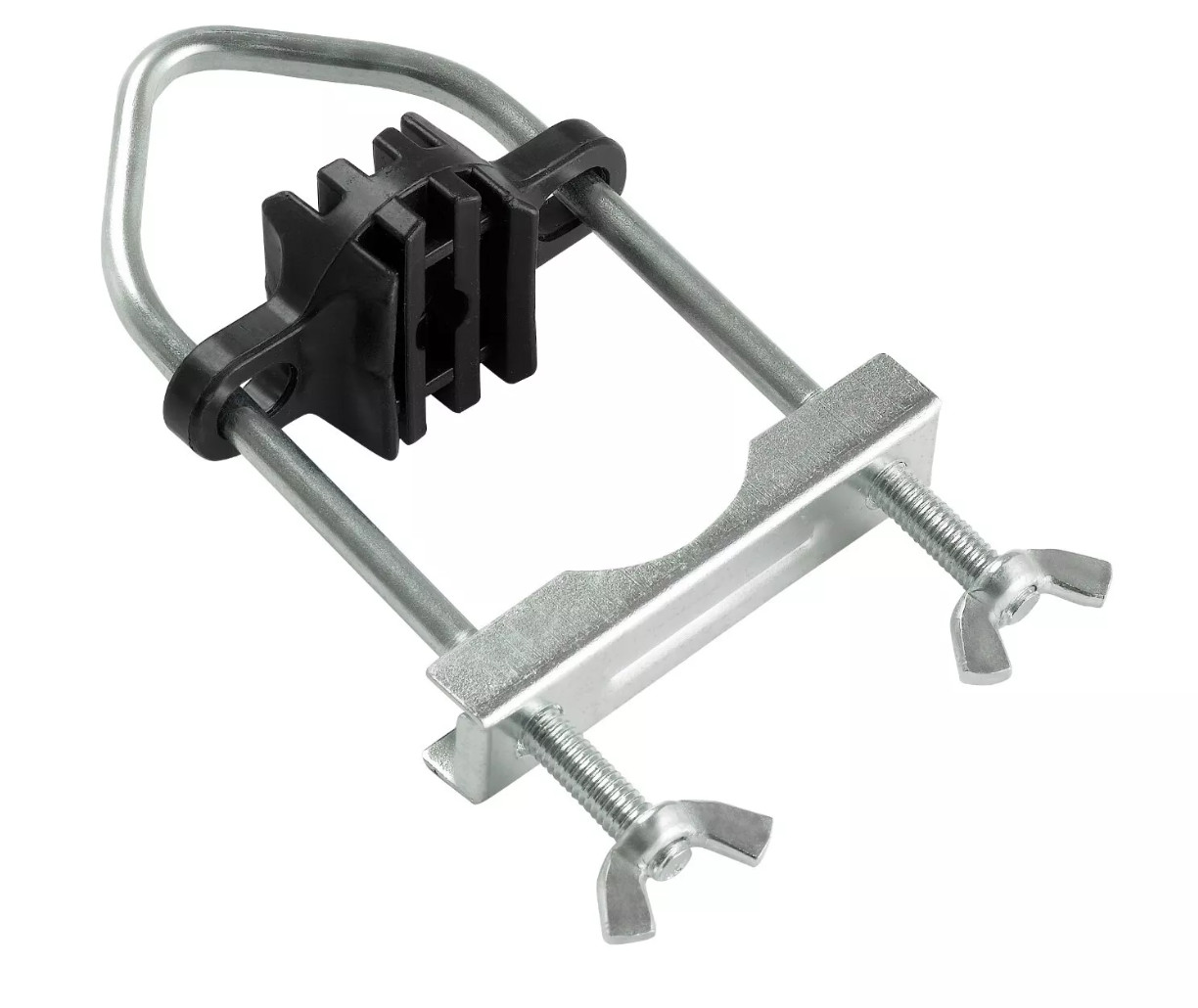 (12Ct) Trampoline Hinge U-Bolt Clamp Connectors for Poles up to 1.5", Legs 1.75"