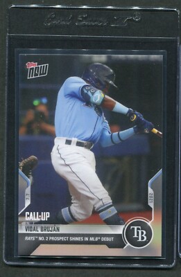 2021 Topps Now Vidal Brujan Call Up #470 MLB Debut Rays