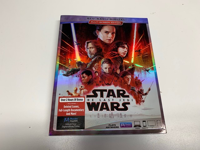 The Last Jedi Blu Ray Sales