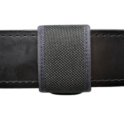 Perfect Fit Nylon Ballistic Double Wide Police Belt Keeper Hidden Snaps Security