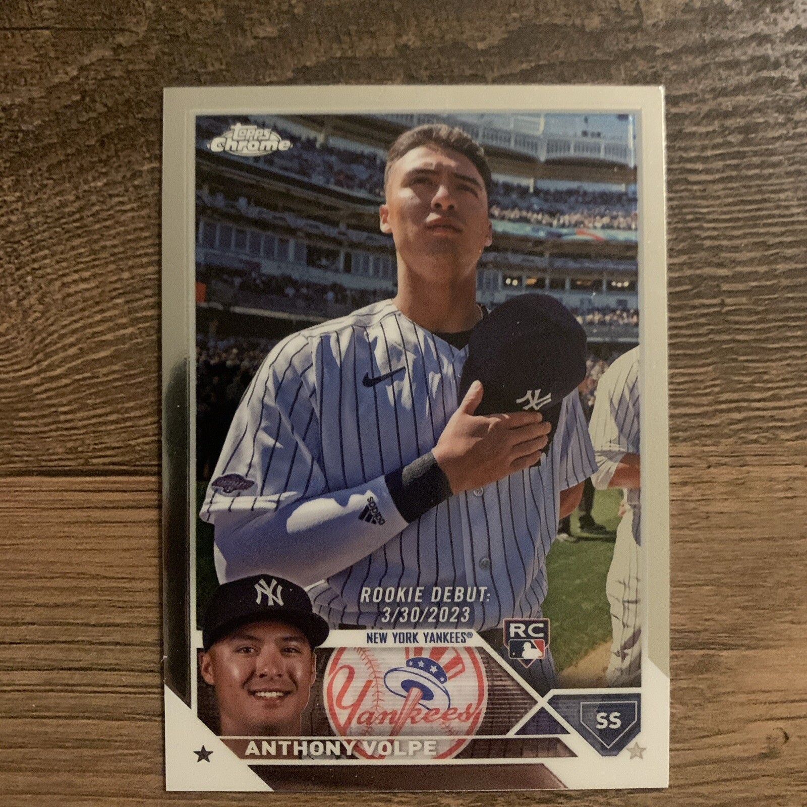 2023 Topps Chrome Update Series - Rookie Debut #USC35 Anthony Volpe (RC)