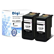 2 PK PG240XL High Yield Black Ink Cartridge for Canon PIXMA MG MX Series MX512