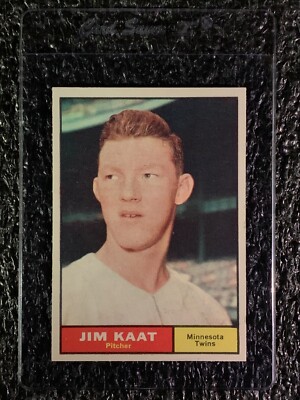 1961 Topps Baseball #63 Jim Kaat EX/MT