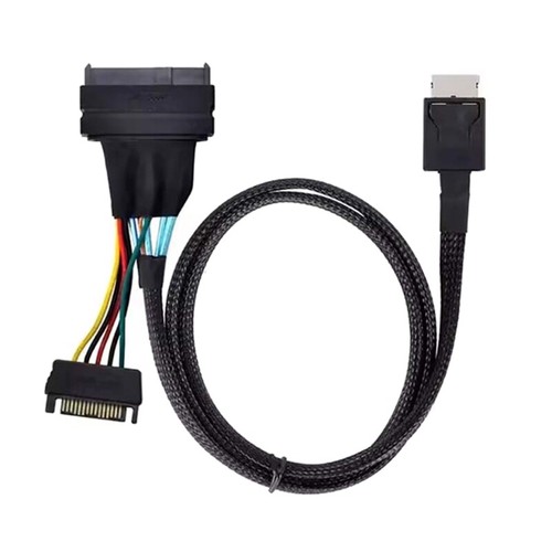 Easy to Use SFF8611 Male to SFF8639 Female SSD Cable for Computers Easy to Use