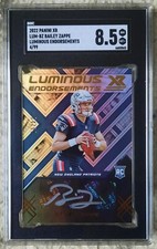 2022 Panini XR Bailey Zappe Rookie Auto Luminous Endorsements 4/99 1/1 SGC 8.5