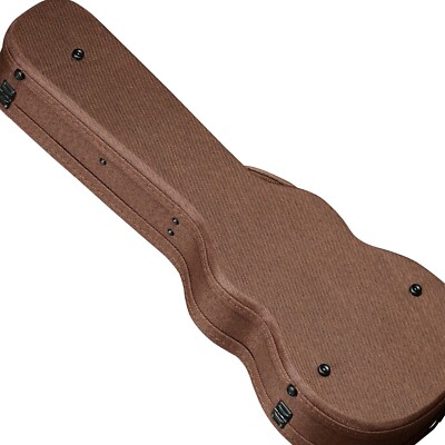 Oahu Arched Top Hardshell Wood Case - Coffee Tweed (Baritone),New