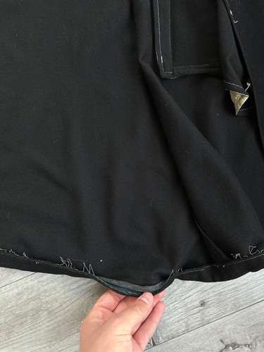 Jil Sander vintage women's wool angora black pockets coat Size: XL - Picture 12 of 16