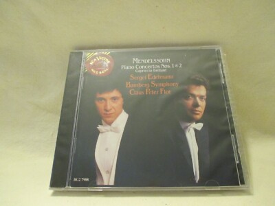 Felix Mendelssohn Piano Concertos Nos. 1 & 2 Capriccio Brillant CD- Never Used