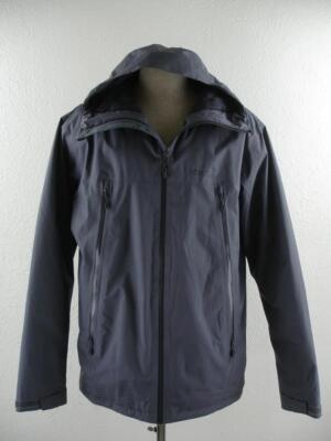 Men's L Marmot Mitre Peak GORE-TEX Jacket Parka Coat Gray Insulated Waterproof